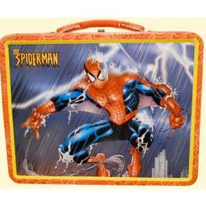 Marvel Comics Spiderman Lunch Box Tin Container  Kitchen 