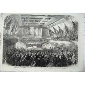   1865 Presentation Freedon City Glasgow Gladstone Hall