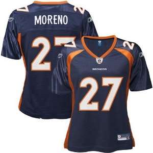  Knowshon Moreno Navy Reebok NFL Replica Denver Broncos 