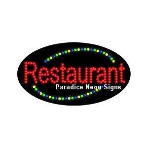  Restaurant LED Sign (Oval)