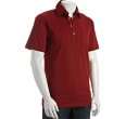 american apparel cranberry jersey polo