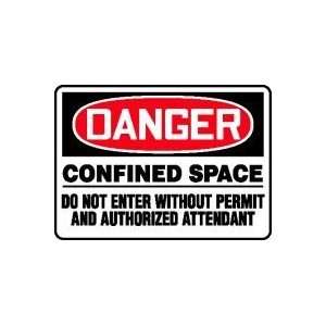  DANGER CONFINED SPACE DO NOT ENTER WITHOUT PERMIT AND 