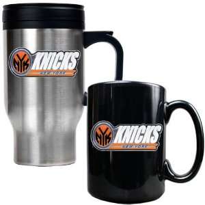  New York Knicks Travel Mug & Ceramic Mug set Sports 