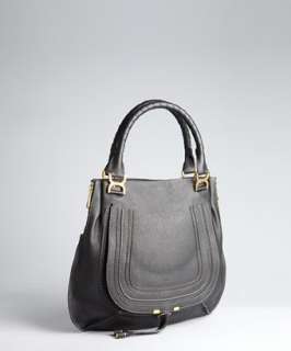 Chloe black leather Marcie large shoulder bag   