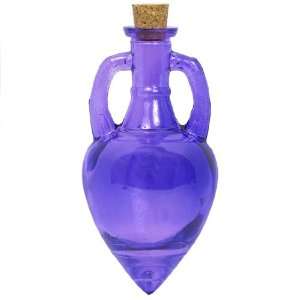  Violet Amphora Recycled Glass Decorative Bottle 
