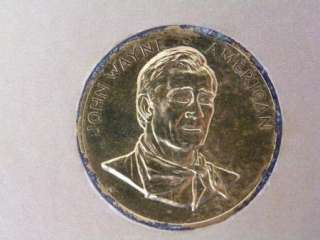   Commemorative Medals, John Wayne, Civil War, Franklin Mint A219  