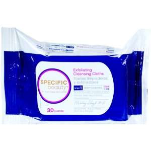  Specific Beauty Exfoliating Cleansing Cloths, 30 Count 