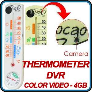 Spy Thermometer Camera Video Cam DVR Surveillance  