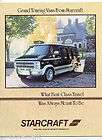 1981 Starcraft Touring Vans   Original Dealer Brochure Glossy Color 