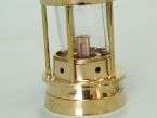 Brass / Glass Miners Oil Lamp 11   Fully Assembled   Not a Kit