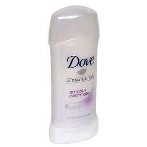 Dove Antiperspirant & Deodorant, Ultimate Clear, Smooth Cashmere, 2.6 