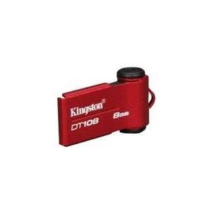  Kingston DataTraveler 108 8GB USB 2.0 Flash Drive (Red 