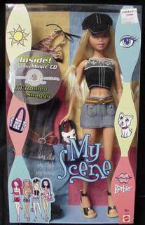 Original Barbie My Scene Doll + Barbie Mix Music CD  