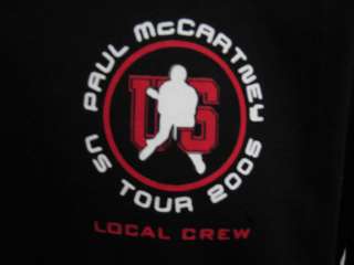 Paul McCartney US TOUR Concert Logo Crew Cotton T Shirt  