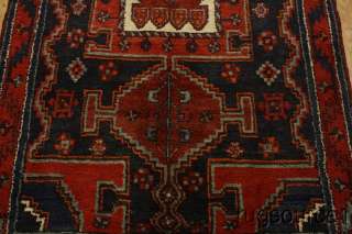 NAVY BLUE TRIBAL 4X7 HAMEDAN PERSIAN ORIENTAL AREA RUG WOOL CARPET 