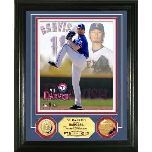 MLB Texas Rangers Yu Darvish Gold Coin Photo Mint  Sports 