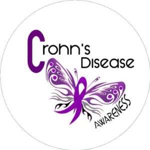  Crohns Disease Butterfly 3 Keychains Toys & Games