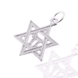   Star of David/Chai Symbol Charm, Adjustable Fit, Plus Free Special