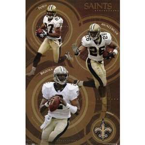  New Orleans Saints (Deuce McAllister) NFL Poster
