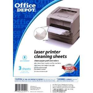  Laser Printer Cleaning Sheets (3 Per Package) Electronics