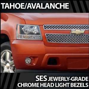  2007 2012 Chevy Tahoe Chrome Head Light Bezels Automotive