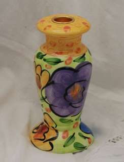 BELLA CASA BY GANZ COLORFUL CANDLE HOLDER 892  