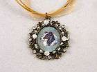 Beautiful Handcrafted Border Collie Dog Necklace Pendan