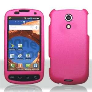  Sprint Samsung Epic 4G Galaxy S Rubberized Hot Pink Hard Case Phone 