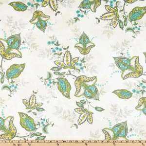 45 Wide Cotton Jersey Knit Floral Garden White/Multi 