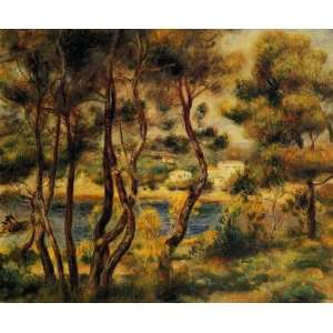 Oil Painting Cape Saint Jean Pierre Auguste Renoir Hand Painted Art 