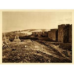  1925 Jerusalem City Wall Lions Gate Sheep St. Stephen 