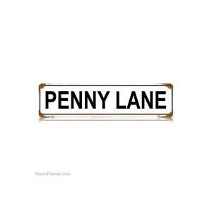  Penny Lane Metal Sign