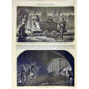  1858 Sebastopol Underground Tunnel Seine French Print 