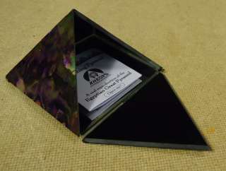 Kheops Wishing Pyramid 3 1/2in x 3 1/2in x 3in Glass  