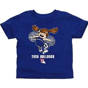   Bulldogs Toddler Cheer Squad T Shirt   Royal Blue