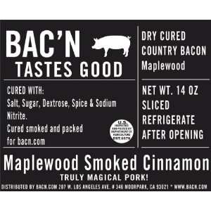Bacn Tastes Good Maplewood Smoked Grocery & Gourmet Food