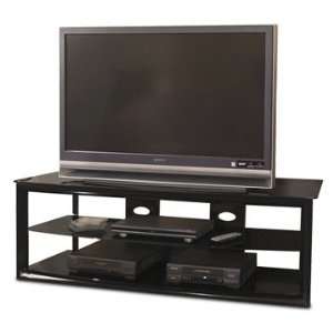  Tech Craft Bernini Black Glass TV Stand for 38 48 inch 