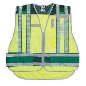  EMS Safety Vest EMS Safety Vest, Lime/Green, M to XL
