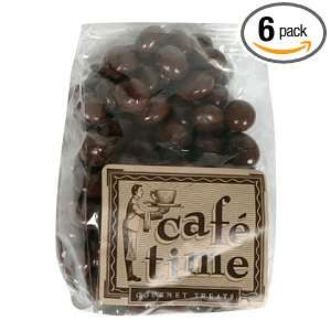 Cafe Time Chocolate Espresso Beans (Milk), 5 Ounces (Pack of 6)