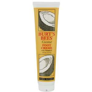 Burts Bees Body Care Coconut Foot Creme 4.34 oz. tube 