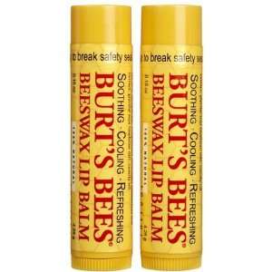  Burts Bees Lip Balm Beeswax 2 ct (Quantity of 4) Health 