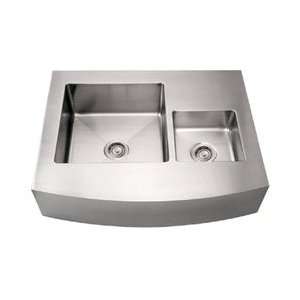   Arched Front Sink NCMDAP3629 Brushed Stainless Steel