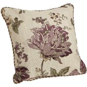  Croscill Home Amethyst Square Pillow 18 Inch by 18 Inch 