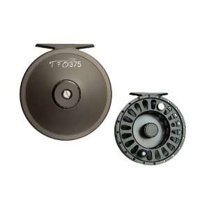  TFO 375 Large Arbor Fly Reel   Pewter 