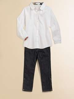   lined blouse $ 95 00 girl s faded skinny jeans was $ 145 00 now