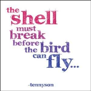  Quotable The Shell Must Break   Tennyson Magnet Kitchen 