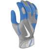 Nike Diamond Elite Pro Batting Gloves   Mens   Grey / Blue