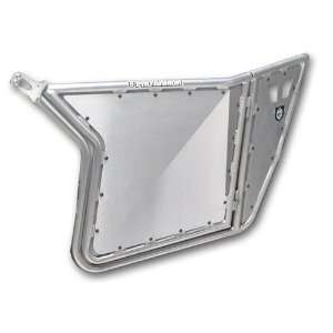   Armor P081209 Brushed Aluminum vSuicide Door with Sheet Metal Panel