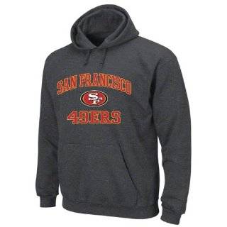 San Francisco 49ers Charcoal Heart and Soul II Hooded Sweatshirt