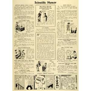  1927 Article Scientific Humor Joke Winners Science Ernest 